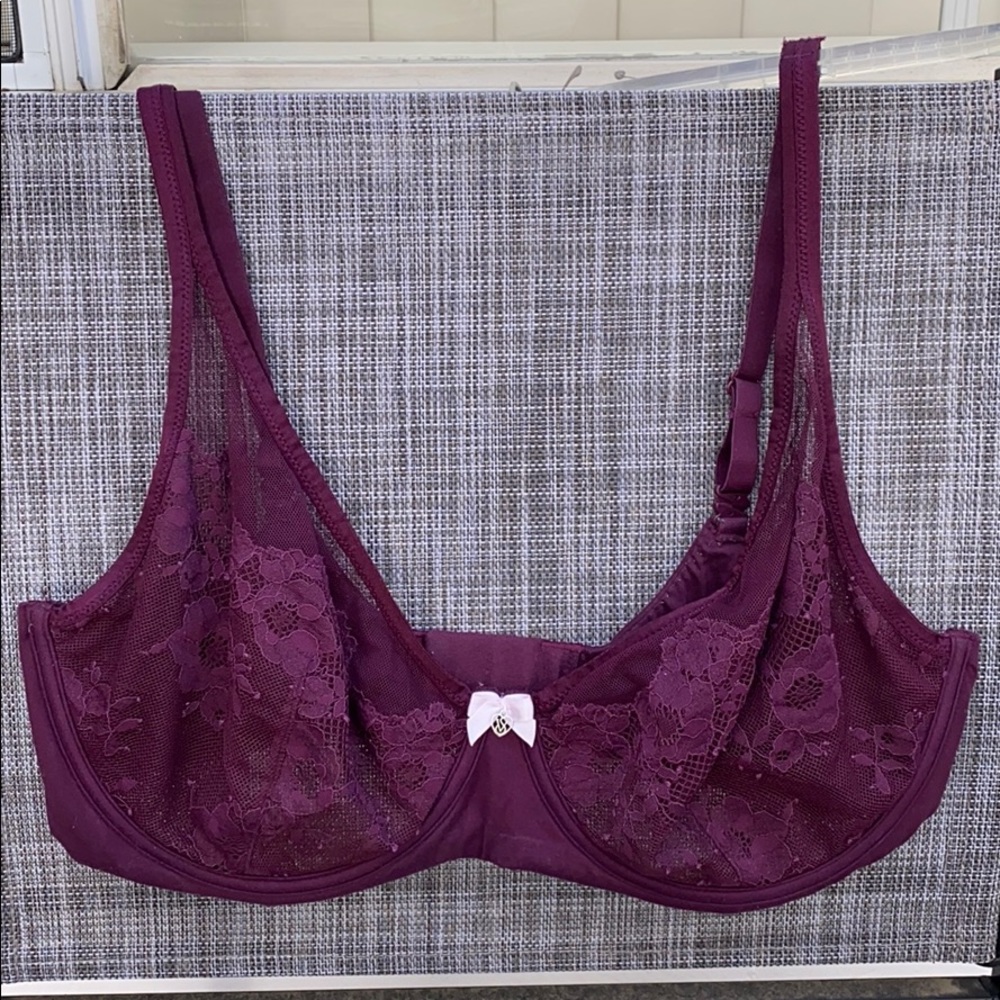 Victoria’s Secret Maroon Unlined Bra
